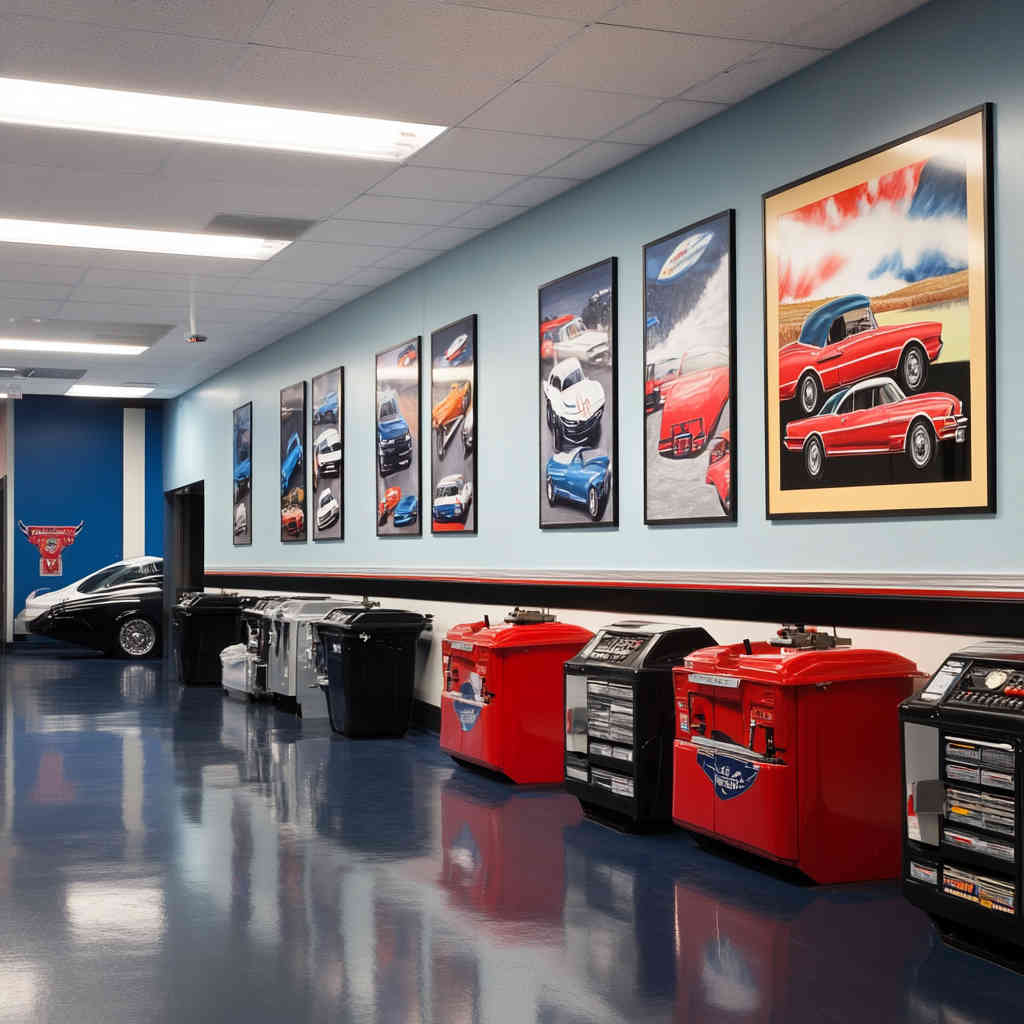 Automotive Repair and Maintenance Center Display