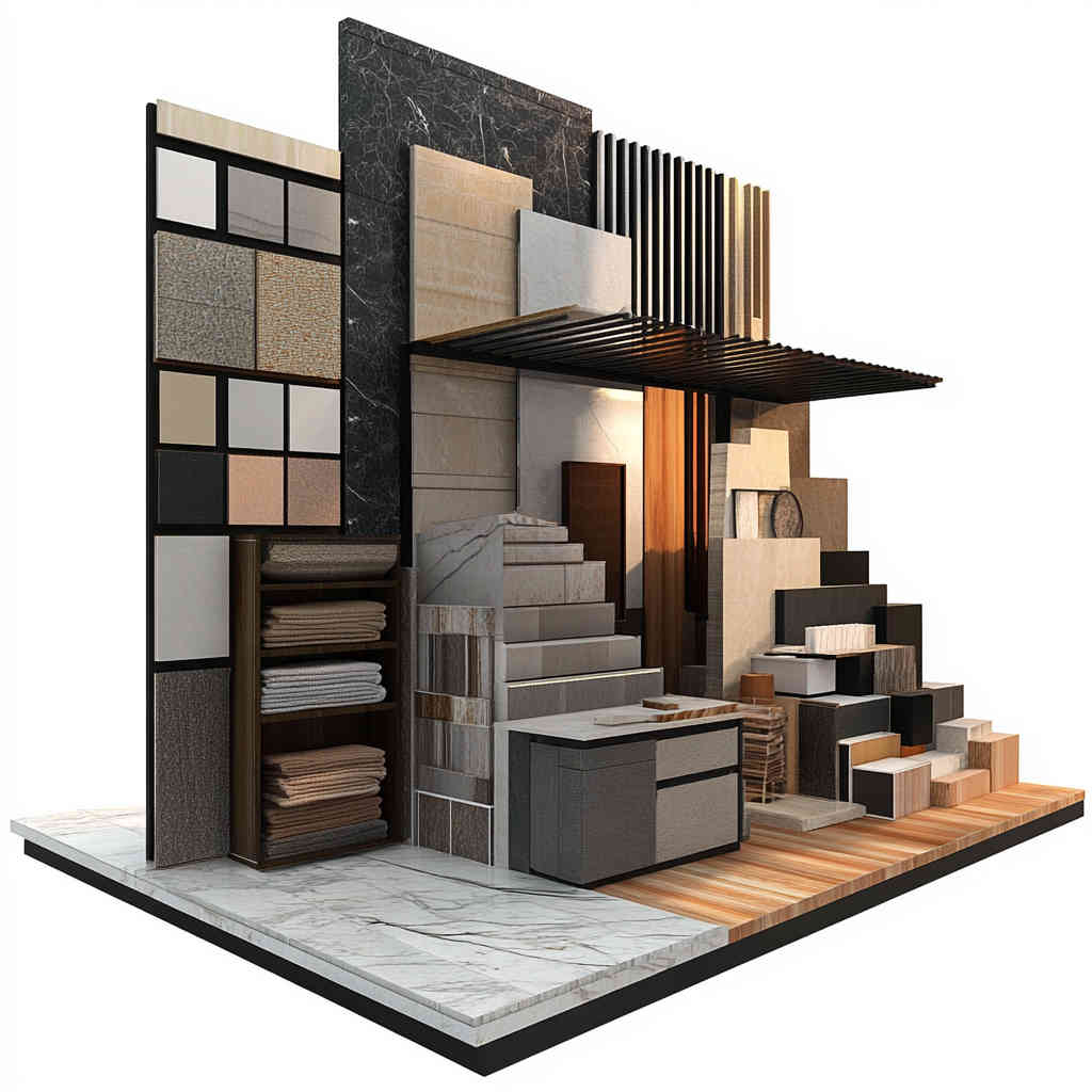 Building Materials Market Display