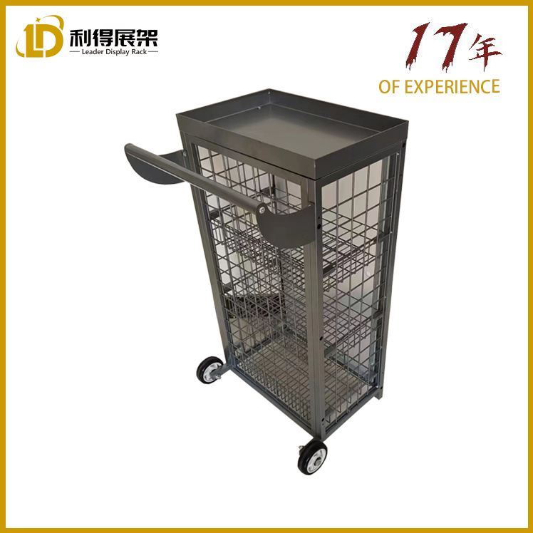 Removable Iron Art Metal Wire Cart Storage Rack