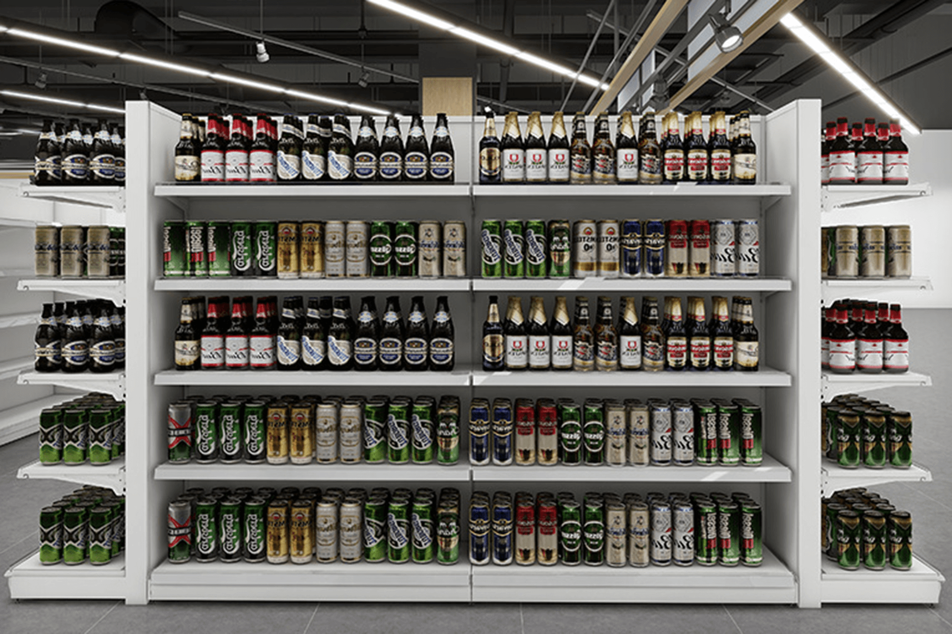 Build Eye-catching Supermarket Shelves