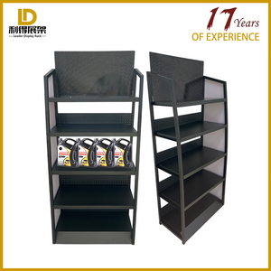 High Quality Metal Retail Store Vertical Display Engine Oil Display Stand
