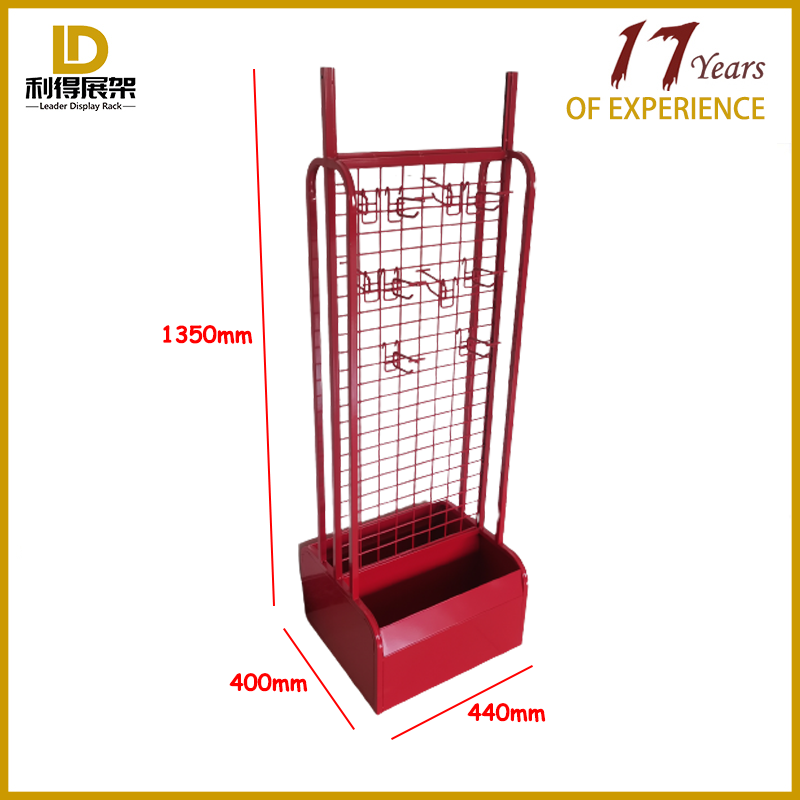High Quality Supermarket Shelf Mall Grid Battery display stand