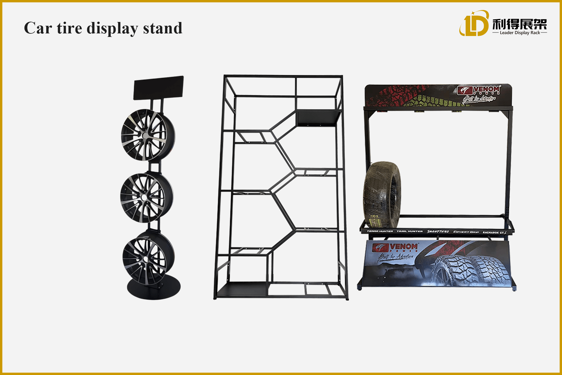 Customized Display Experience To Meet The Needs of Different Consumer Car Tire Display Rack