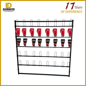 Latest Design Retail Store High Quality Metal Boxing gloves display stand