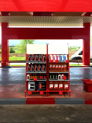 oil display stand