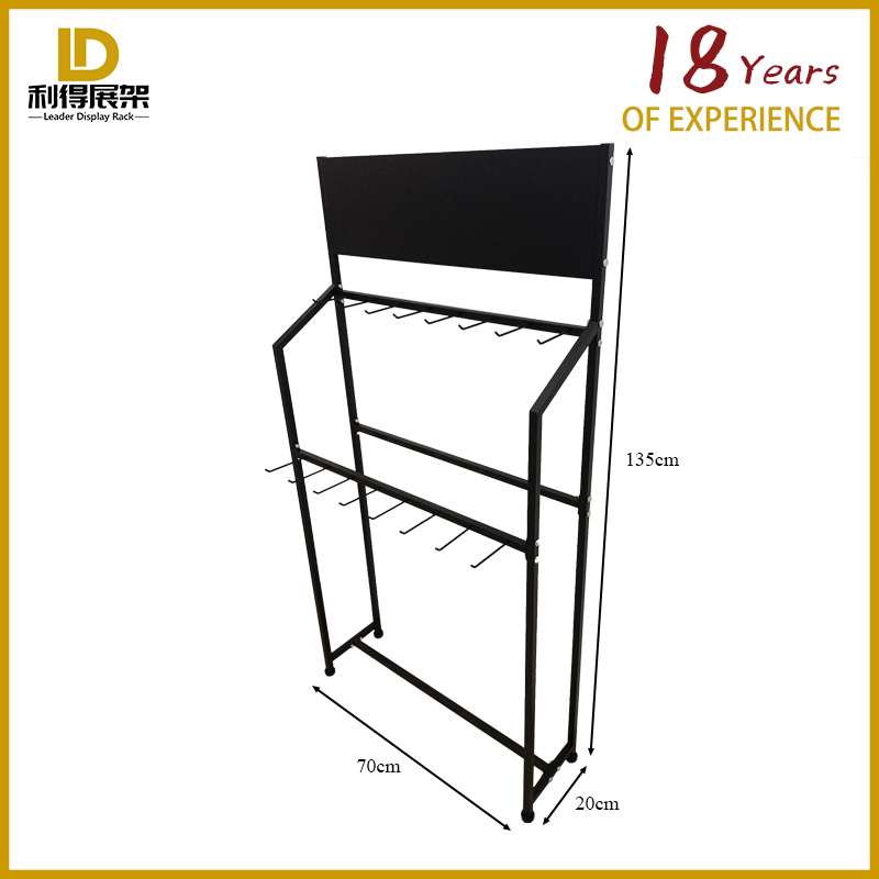Floor Disassembly Hook Type Metal Iron Car Wiper Storage Display Stand