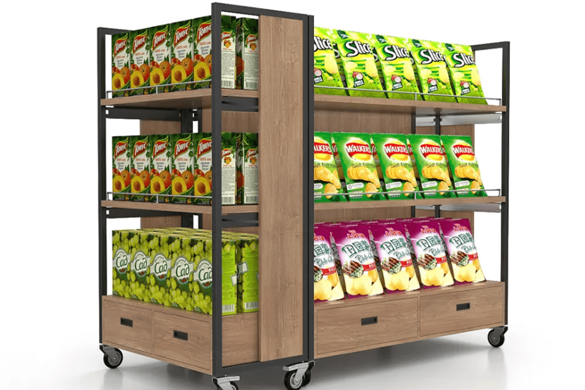 The Importance And Application of Supermarket Display Shelves in The New Retail Era