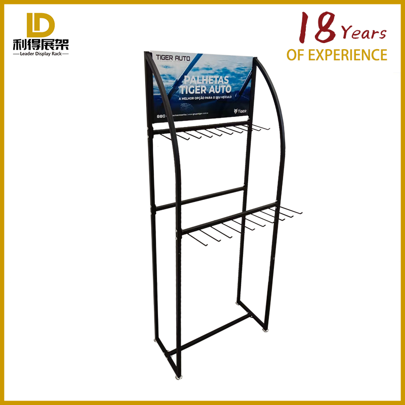 Vertical Disassembly Type Auto Wiper Metal Hook Display Stand