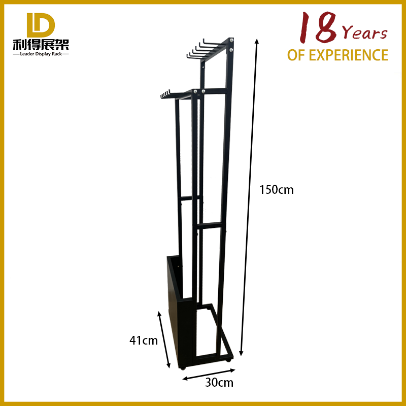 Iron Black Detachable Belt Display Stand for Men And Women