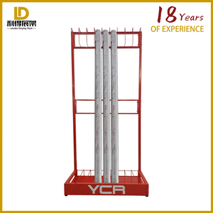Hardware Building Materials Storage Display Stand Floor Disassembled Aluminum Strip Display Stand