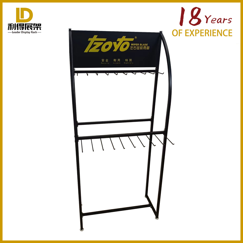 Brand Custom Car Wiper Display Stand Custom Logo Floor Disassembly Type