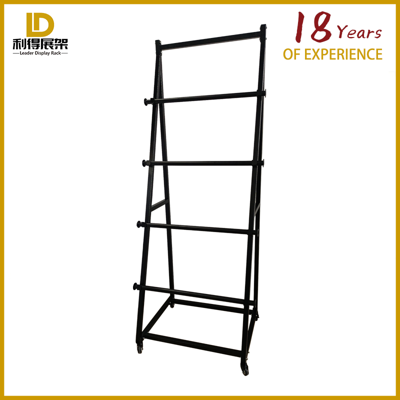 Textile Warehouse Fabric Roll Storage Display Rack Heavy Metal Disassembly