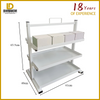 Three Layer Iron Plate Disassembly Desktop Type Small Box Goods Display Stand