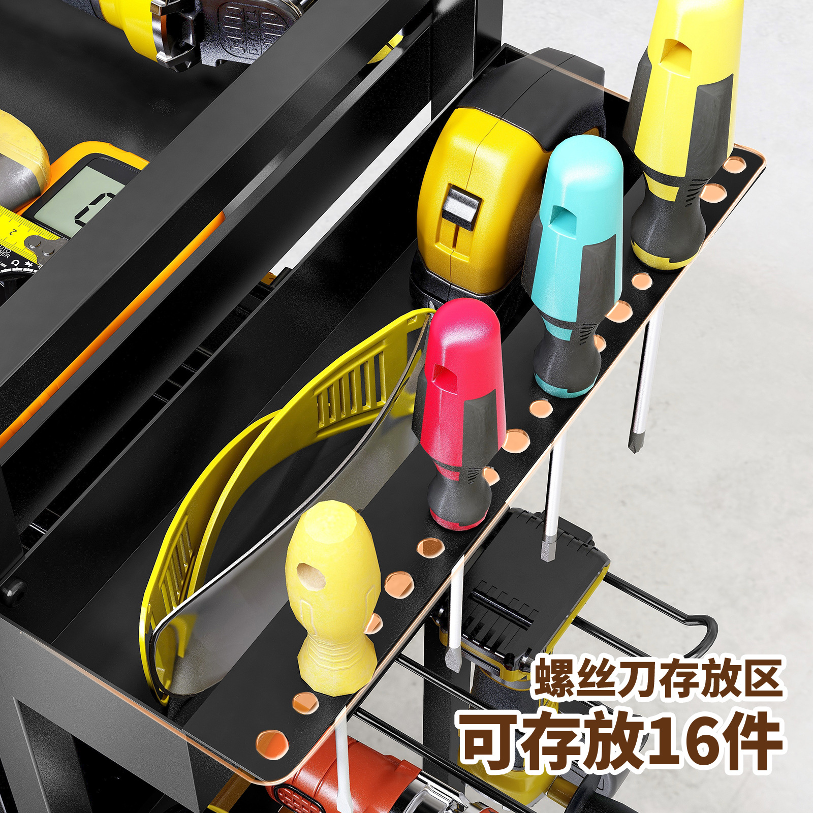 Iron Disassembly Mobile Electric Hardware Tool Display Rack Material Arrangement Rack