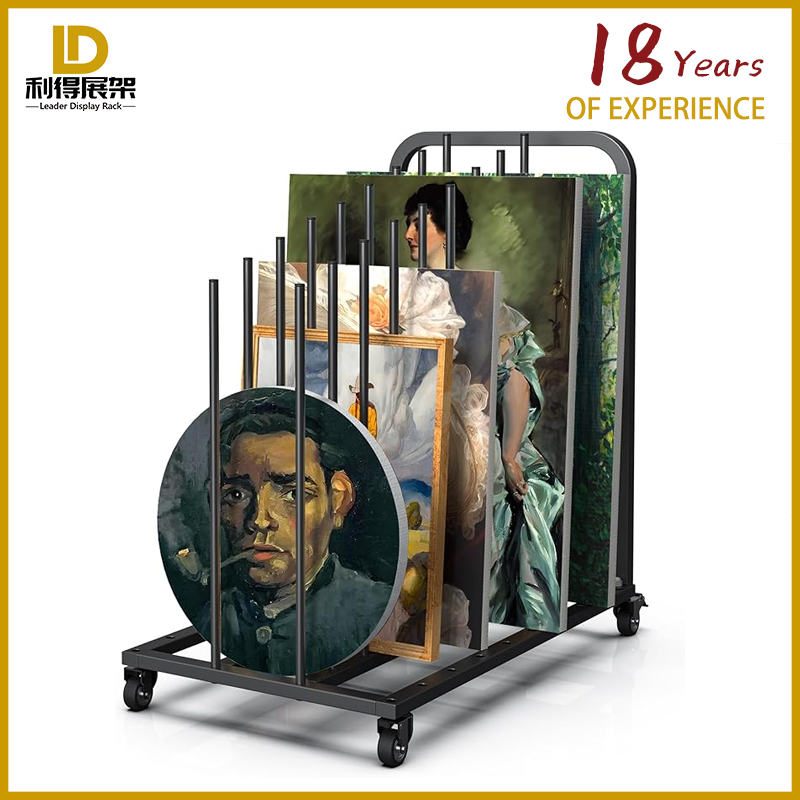 Art Room Drawing Board Storage Display Rack Oil Painting Drying Rack