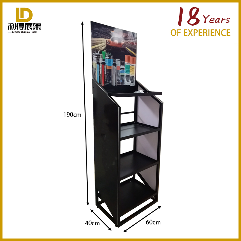 Custom Brand Goods Storage Display Stand Auto Oil Display Stand