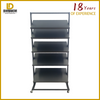 Exhibition Brochure Storage Display Rack Five Layers of Iron Metal Campus Magazine Display Rack