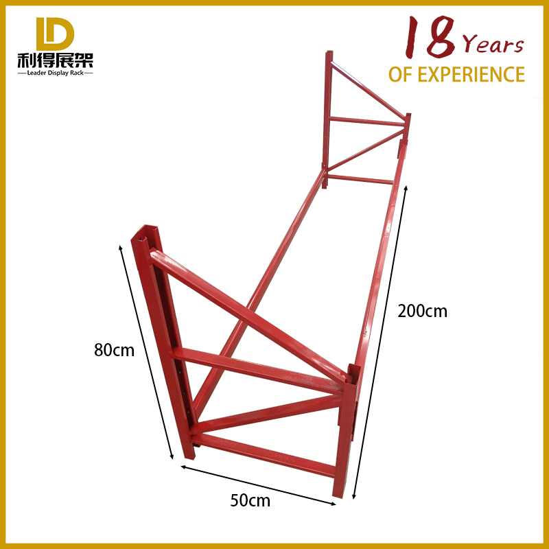 Thickening And Widening Column Hanging Wall Disassembly Type Tire Storage Display Rack