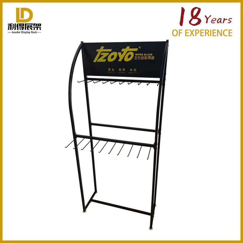 Brand Custom Car Wiper Display Stand Custom Logo Floor Disassembly Type