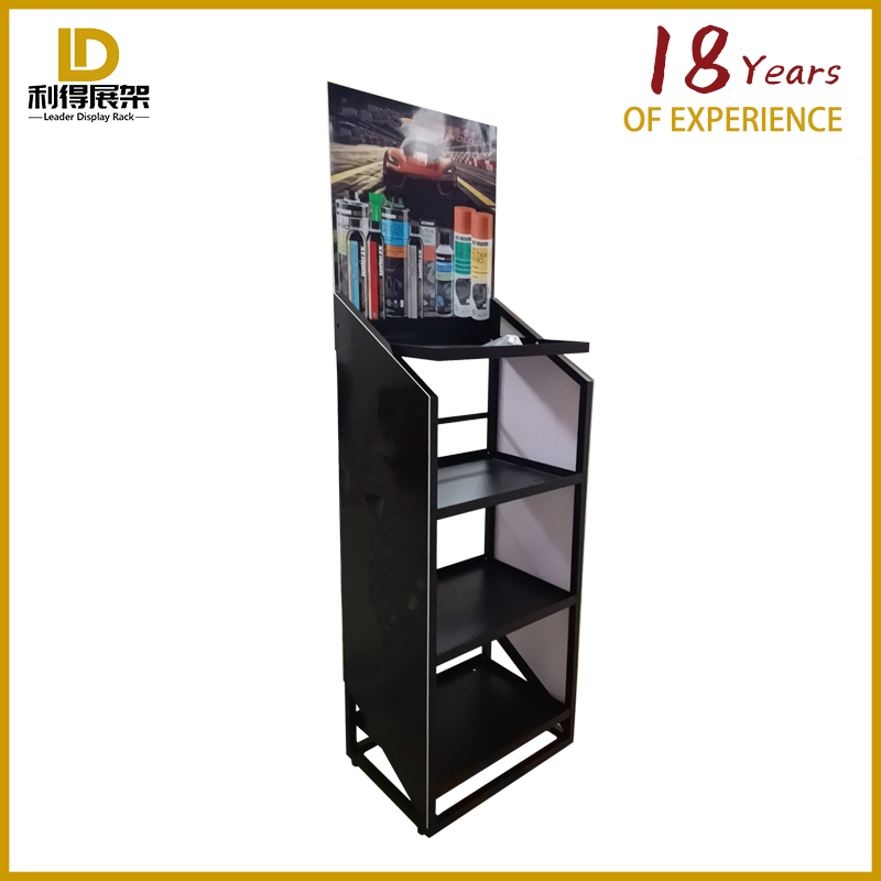Custom Brand Goods Storage Display Stand Auto Oil Display Stand