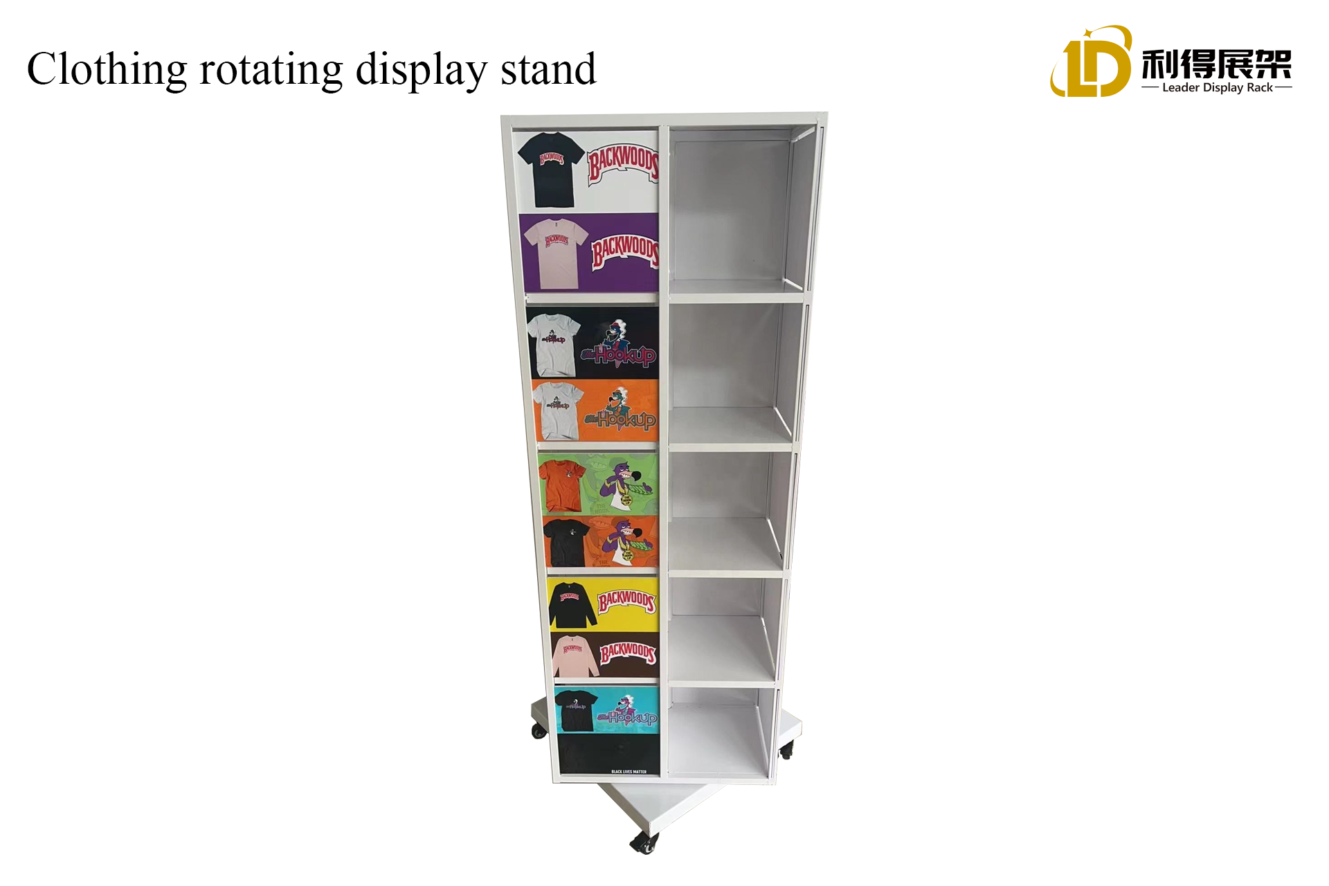 Clothing rotating display stand
