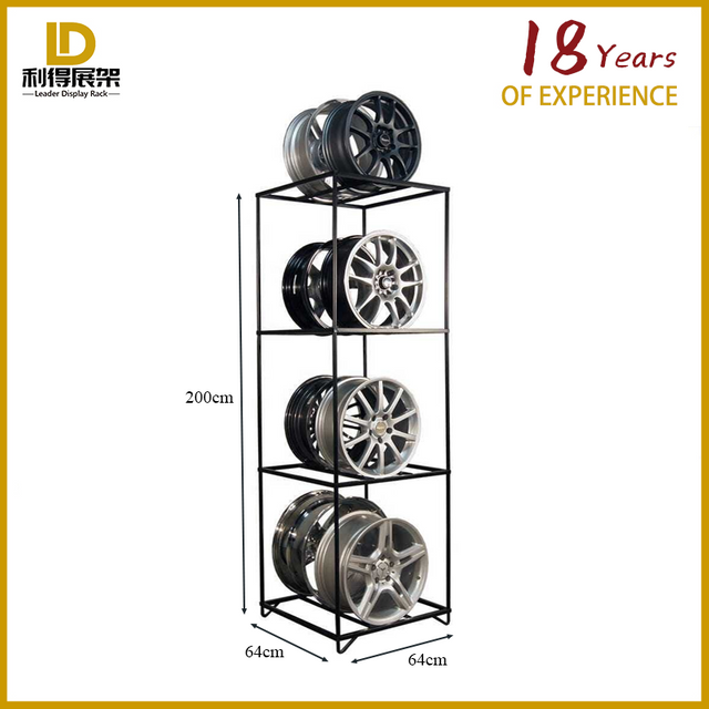 Heavy-duty Thickened Material Disassembly Type Automobile Wheel Hub Tire Storage Display Stand