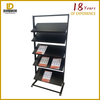 Exhibition Brochure Storage Display Rack Five Layers of Iron Metal Campus Magazine Display Rack