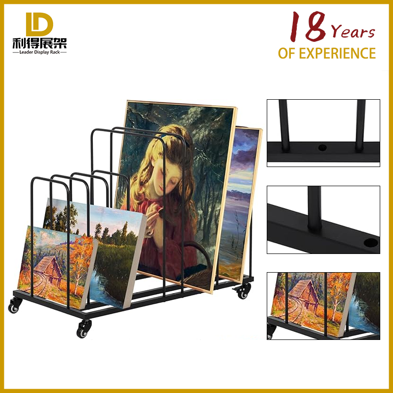 Art Room Drawing Board Storage Display Rack Oil Painting Drying Rack