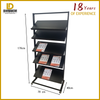 Exhibition Brochure Storage Display Rack Five Layers of Iron Metal Campus Magazine Display Rack