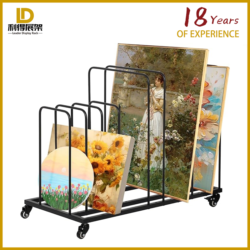 Art Room Drawing Board Storage Display Rack Oil Painting Drying Rack