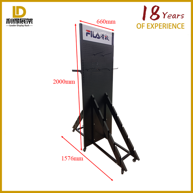 Sporting Goods Heavy Metal Removable Slide Display Stand