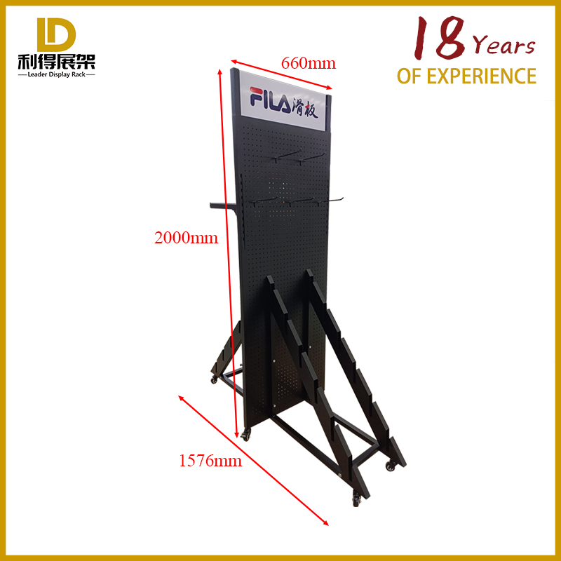 Sporting Goods Heavy Metal Removable Slide Display Stand