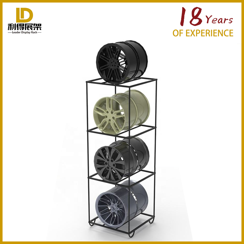 Heavy-duty Thickened Material Disassembly Type Automobile Wheel Hub Tire Storage Display Stand