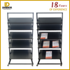 Exhibition Brochure Storage Display Rack Five Layers of Iron Metal Campus Magazine Display Rack